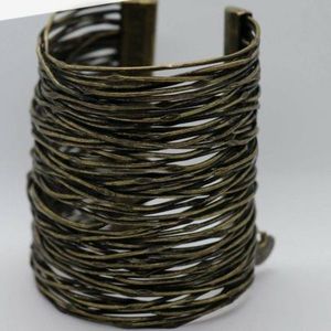 All Saints Antique Brass Woven Bracelet